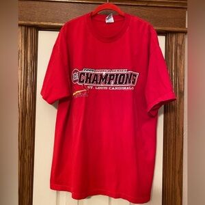 2006 St Louis Cardinals World Series Champions Baseball Mens T Shirt Sz …